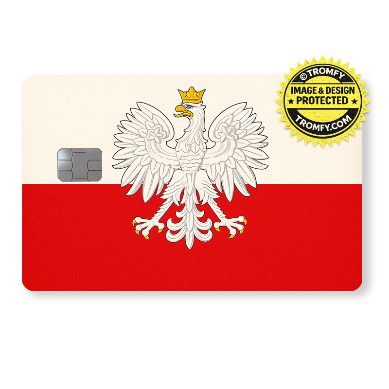 Polen Flagga - Örn