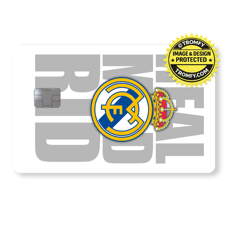 Madrid White Football Card