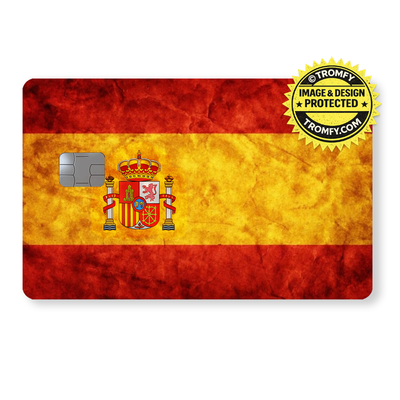 Spanien Flagga - Retro