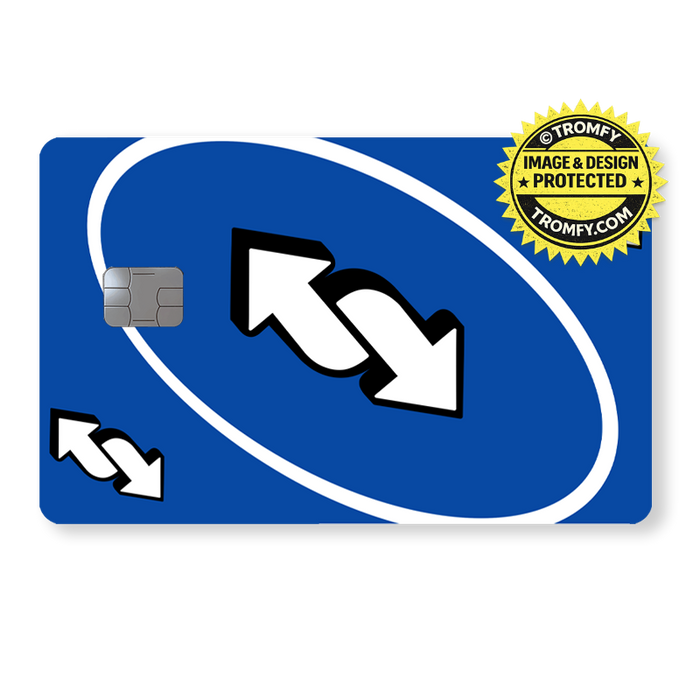 UNO Reverse Card - Blue