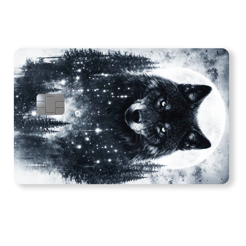 Varg - Måne - Holografisk